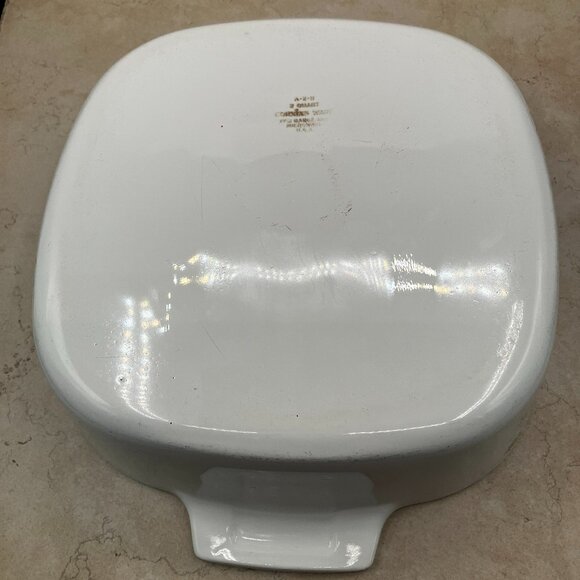 Vintage 1970’s Corningware A-2-B With Lid 2 Quart Casserole Dish Floral Bouquet - Picture 8 of 13